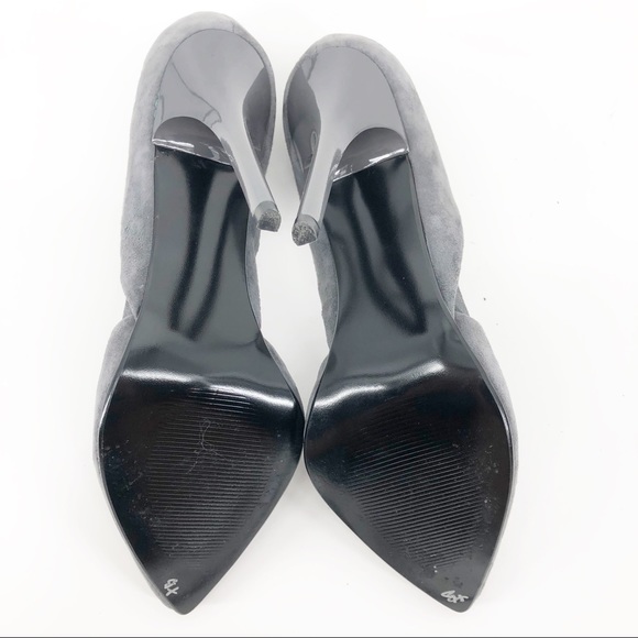 Steve Madden Varcityy' Pointy Toe Pump 8.5 Grey - Picture 8 of 8